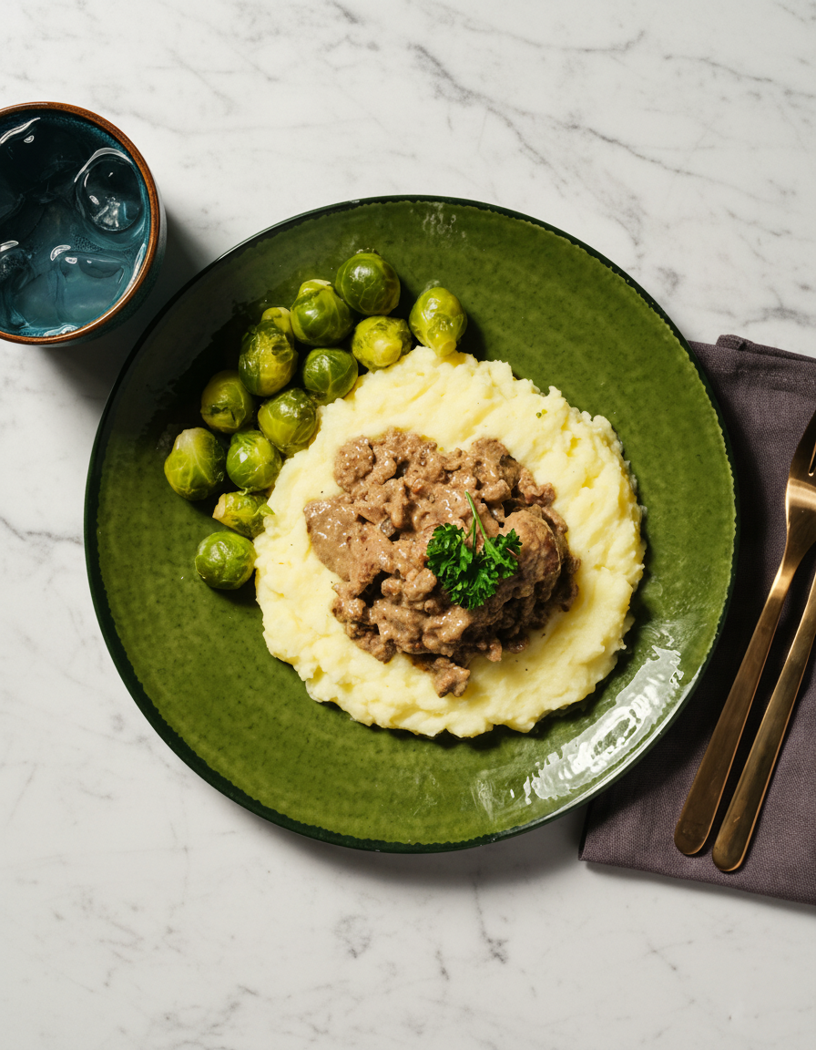 Riistakäristys perunamuusilla